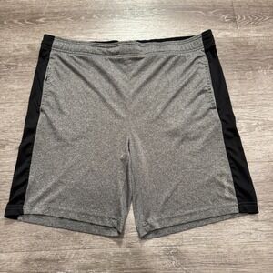 Vintage Reebok Shorts Men Medium Gray 90s Y2K Basketball Loose 9" Casual Adult‎